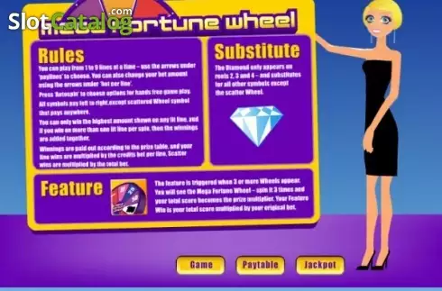 Скрин2. Mega Fortune Wheel слот