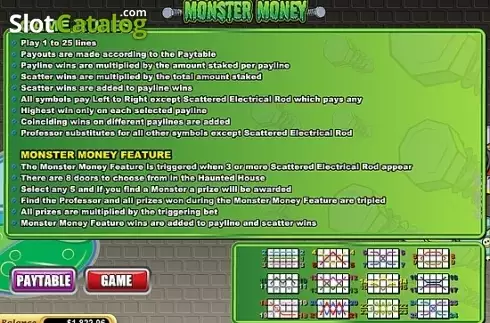 Скрин3. Monster Money слот