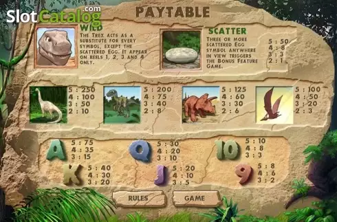 Скрин5. Raptor Island слот
