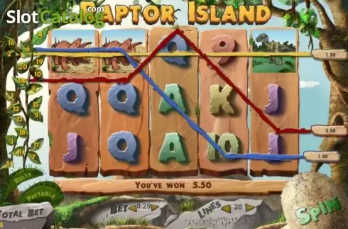 Скрин2. Raptor Island слот