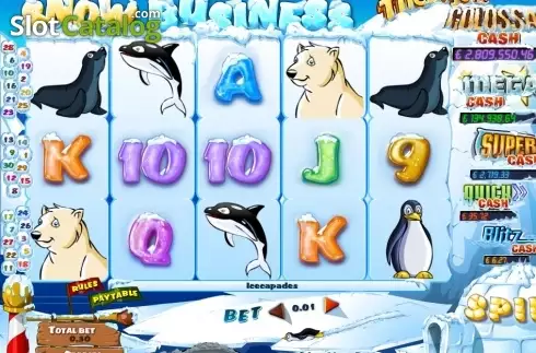 Скрин2. Snow Business слот