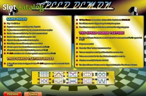 Скрин4. Speed Demon слот