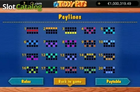 Скрин4. Teddy Pets слот