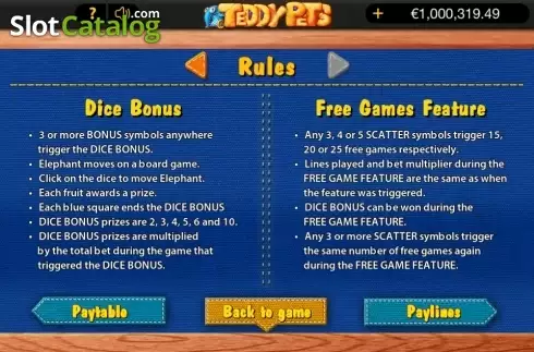 Скрин5. Teddy Pets слот