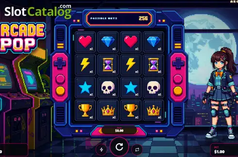 Скрин2. Arcade Pop слот