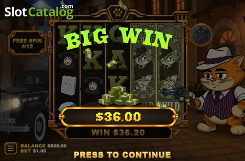 Скрин3. Meowfia (Caramel Games) слот