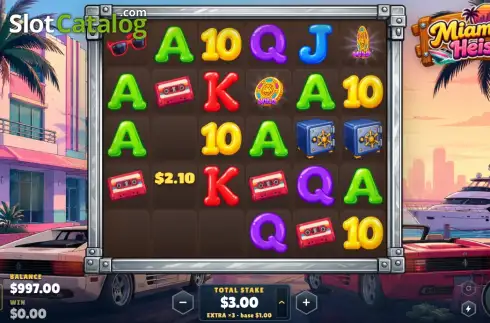 Скрин3. Miami Heist слот