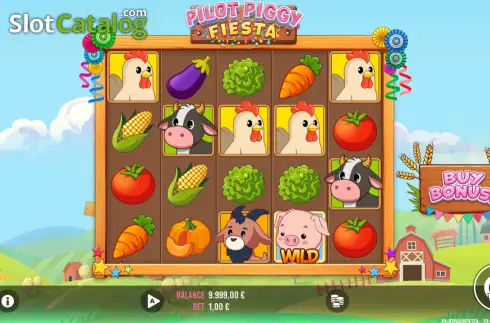 Скрин2. Pilot Piggy Fiesta слот