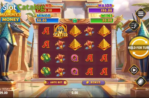 Скрин2. Mummy's Money: Hold and Win слот