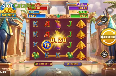 Скрин3. Mummy's Money: Hold and Win слот