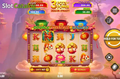 Скрин2. Dragon Dynasty: 3 Pots of Power слот