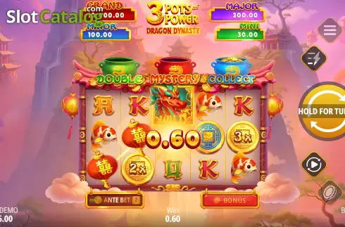 Скрин3. Dragon Dynasty: 3 Pots of Power слот