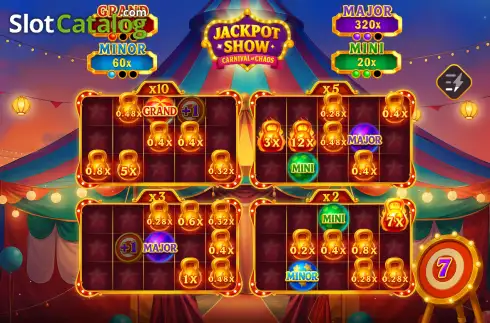 Скрин3. Jackpot Show Carnival of Chaos слот