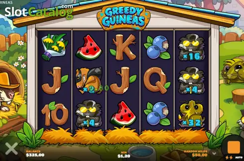 Скрин3. Greedy Guineas слот