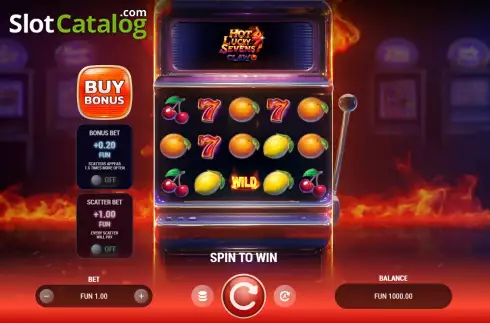 Скрин2. Hot Lucky Sevens Claw слот