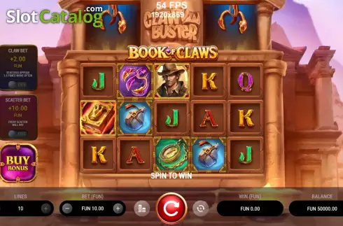 Скрин2. Book of Claws слот