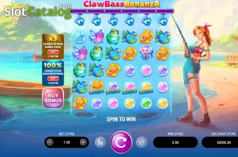 Скрин2. ClawBass Bonanza слот