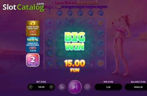 Скрин3. ClawBass Bonanza слот