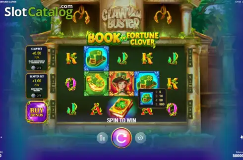 Скрин2. Book of Fortune Clover слот