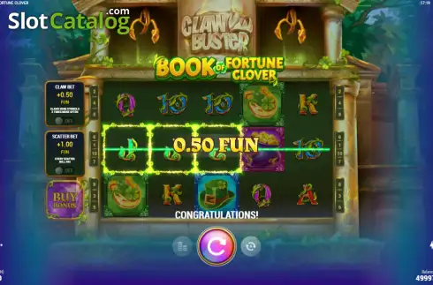Скрин3. Book of Fortune Clover слот