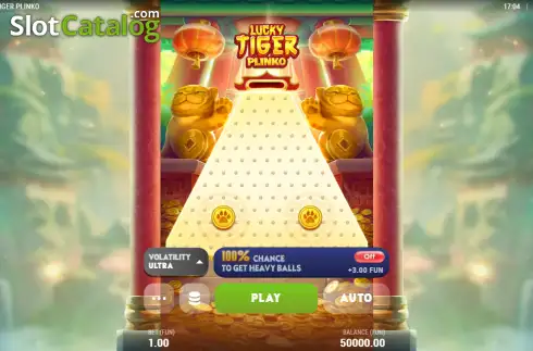 Скрин2. Lucky Tiger Plinko слот