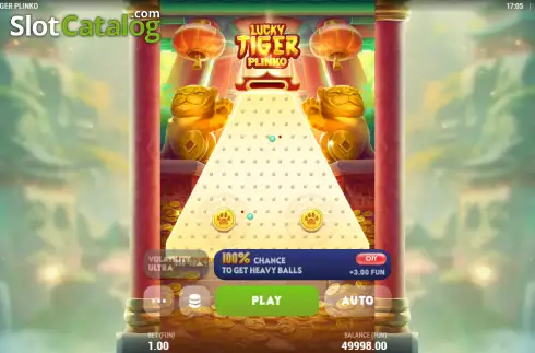 Скрин3. Lucky Tiger Plinko слот