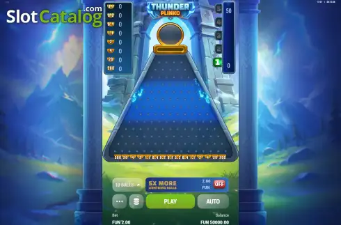 Скрин2. Thunder Plinko слот