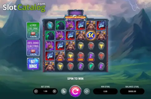 Скрин2. Asgard Bonanza: Gods Claw слот