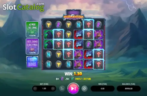 Скрин3. Asgard Bonanza: Gods Claw слот