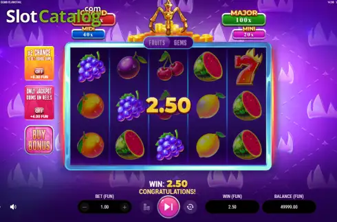 Скрин3. Fruits or Gems: Clawctail слот