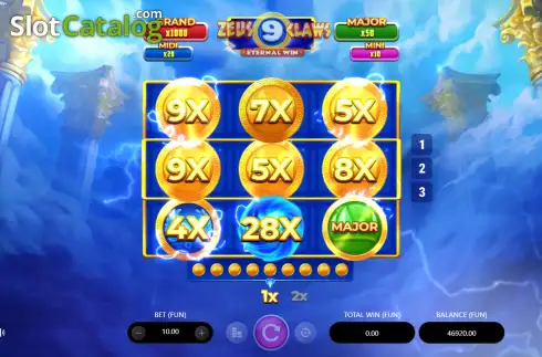 Скрин3. Zeus Claws: Eternal Win слот