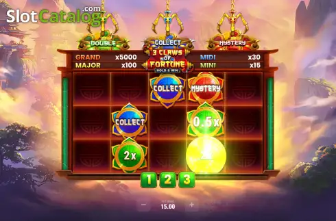 Скрин3. 3 Claws of Fortune: Hold & Win слот