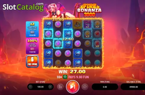 Скрин3. Fire Bonanza 2000 слот
