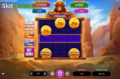 Скрин2. Buffalo Claws Expanded слот