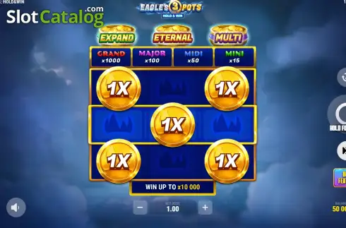 Скрин2. Eagle's 3 Pots слот