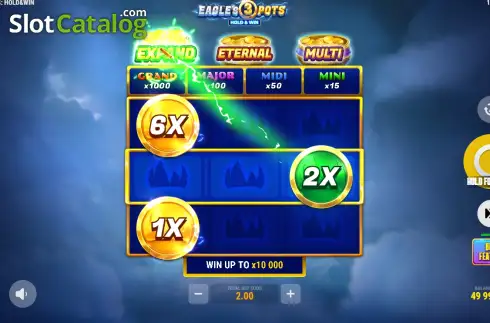 Скрин3. Eagle's 3 Pots слот