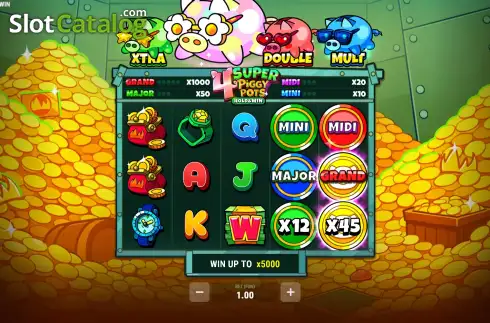 Скрин2. Super Piggypots слот