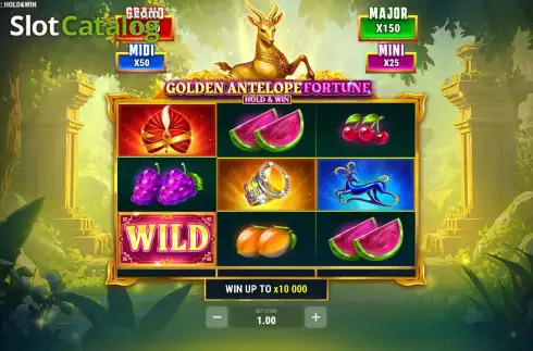 Скрин2. Golden Antelope Fortune слот