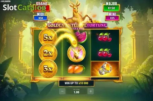 Скрин3. Golden Antelope Fortune слот