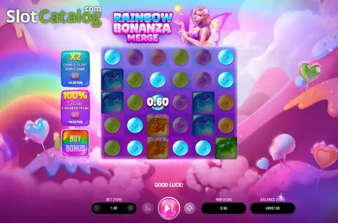 Скрин3. Rainbow Bonanza Merge слот