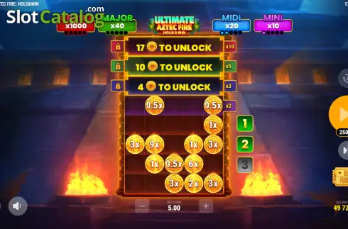 Скрин3. Ultimate Aztec Fire слот