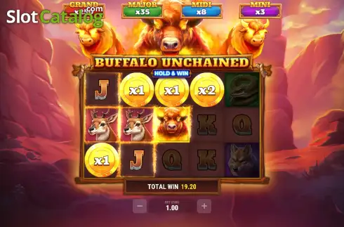 Скрин3. Buffalo Unchained слот