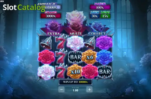 Скрин2. 4 Enchanted Roses слот