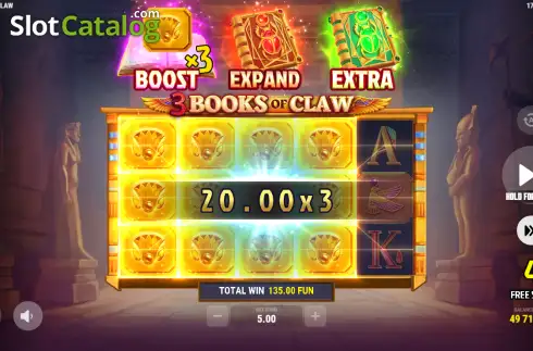 Скрин3. 3 Books of Claw слот