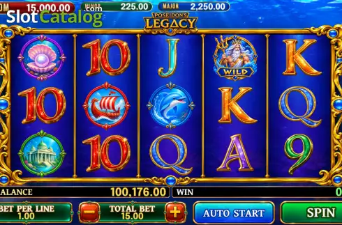 Скрин2. Poseidon Legacy слот