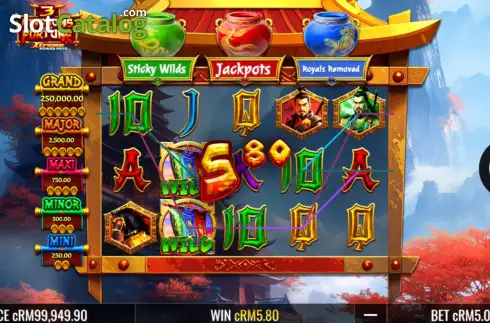 Скрин3. 3 Kingdoms of Fortune (ClotPlay) слот