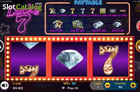Скрин3. Lucky 7 (ClotPlay) слот