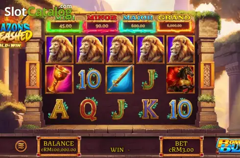 Скрин2. Amazons Unleashed (ClotPlay) слот