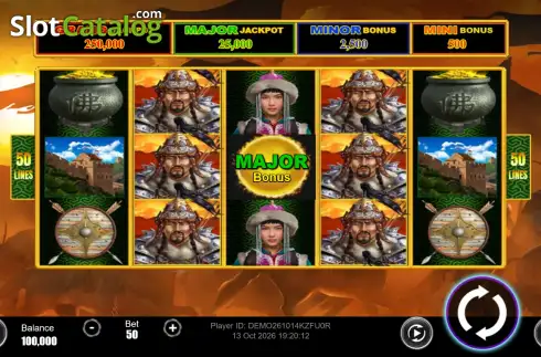 Скрин2. Genghis Khan слот