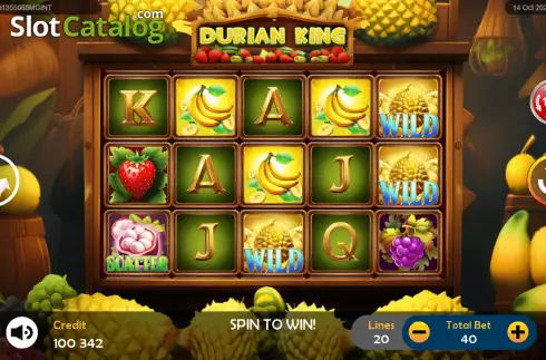 Скрин2. Durian King слот